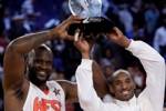 昔日OK组合！2009年的今天：科比与奥尼尔携手获得全明星赛MVP